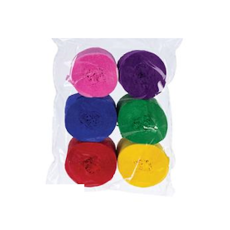 Party Streamers - 6 Pack